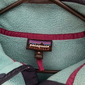 Patagonia synchilla snap t pullover fleece